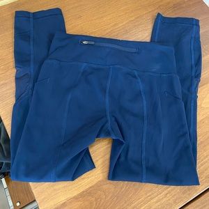 lululemon leggings, size 2, navy blue, gently used